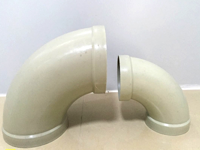 米灰PP彎頭-PP風管彎頭-PP管道彎頭